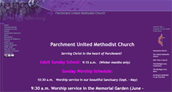 Desktop Screenshot of parchmentumc.org